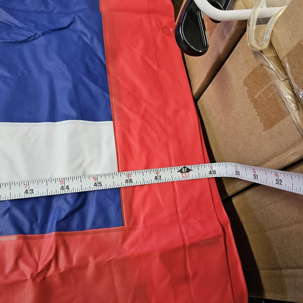 Vintage NFL New York Giants Blue and Red Vinyl Hooded Rain Poncho Unisex Adult - Picture 5 of 16